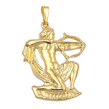 Lade das Bild in den Galerie-Viewer, Anhänger 27x21mm Sternzeichen Schütze ausgestanzt vergoldet
