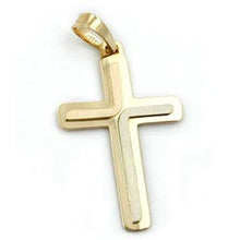 Lade das Bild in den Galerie-Viewer, Anhänger 30x19mm Kreuz tricolor matt-glänzend 14Kt GOLD
