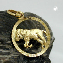Lade das Bild in den Galerie-Viewer, Anhänger 15mm Sternzeichen Widder 9Kt GOLD
