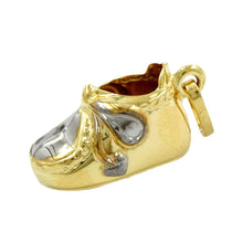 Lade das Bild in den Galerie-Viewer, Anhänger 12x7x6mm Babyschuh 9Kt GOLD
