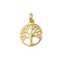 Lade das Bild in den Galerie-Viewer, Anhänger 12mm Baum des Lebens 9Kt GOLD
