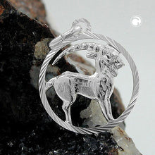 Lade das Bild in den Galerie-Viewer, Anhänger 15mm Sternzeichen Steinbock Silber 925
