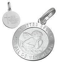 Lade das Bild in den Galerie-Viewer, Anhänger 12,5mm Engel-Taufanhänger Silber 925
