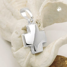 Lade das Bild in den Galerie-Viewer, Anhänger 11x11mm Kreuz glänzend Silber 925
