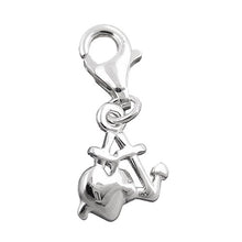 Lade das Bild in den Galerie-Viewer, Anhänger 10mm Charm Seemannsgrab glänzend Silber 925
