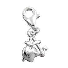 Lade das Bild in den Galerie-Viewer, Anhänger 10mm Charm Seemannsgrab glänzend Silber 925

