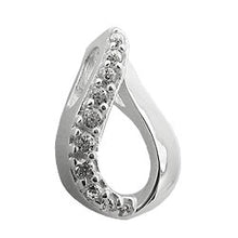 Lade das Bild in den Galerie-Viewer, Anhänger 11x7mm Zirkonia glänzend Silber 925
