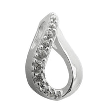 Lade das Bild in den Galerie-Viewer, Anhänger 11x7mm Zirkonia glänzend Silber 925
