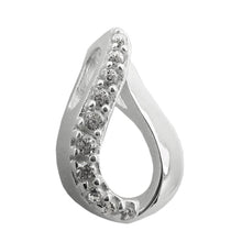 Lade das Bild in den Galerie-Viewer, Anhänger 11x7mm Zirkonia glänzend Silber 925
