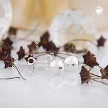 Lade das Bild in den Galerie-Viewer, Ohrstecker Ohrring 6mm Kugel glänzend Silber 925
