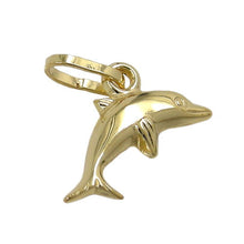 Lade das Bild in den Galerie-Viewer, Anhänger 12x7mm kleiner Delfin glänzend 9Kt GOLD
