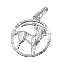 Lade das Bild in den Galerie-Viewer, Anhänger 15mm Sternzeichen Steinbock Silber 925
