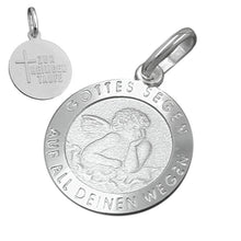 Lade das Bild in den Galerie-Viewer, Anhänger 12,5mm Engel-Taufanhänger Silber 925
