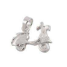 Lade das Bild in den Galerie-Viewer, Anhänger 12x16mm kleiner Motorroller Silber 925
