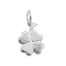 Lade das Bild in den Galerie-Viewer, Anhänger 13x10mm Kleeblatt matt-glänzend Silber 925
